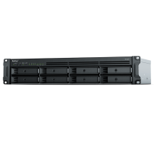 Система хранения данных Synology Rack 2U, QC2.2GHzCPU/4GbDDR4(upto32)/RAID0,1,5,6,10/upto 8 hot plug HDDs SATA(3,5'or2,5')(upto 12 with RX418)/2xUSB3.2/1eSATA/iSCSI/4xGbE(+1Expslot)/2xIPcam(upto 40)/2xPS/norail (RS1221RP+)