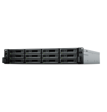 Система хранения данных Synology (Rack2U) 8C2,1Ghz/8Gb (64)/RAID0,1,10,5,6/upto12HP HDDs SATA(3,5'or2,5')upto 36 with 2xRX1217RP/2xUSB/4GE+2x10GE/2xPCIe/iSCSI/2xIPcam(upto90)/2xRPS/no rail/5YW' (RS3621xs+)