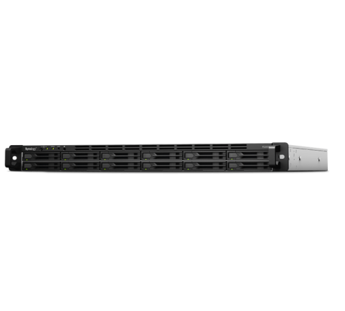 Система хранения данных Synology FlashStation (Rack 1U) 4C 3.35GhzCPU/8Gb upto 32/no HDD upto 12 SATA SSD)/2xUSB3.2/2x10GE(RJ-45)+2x1GE)/1xExpSlot/iSCSI/2xIPcam(upto100)/2xRPS/no rail/5YW (FS2500)