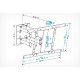Кронштейн для телевизора Holder LCD-SU6602-B черный 26"-60" макс.45кг настенный поворот