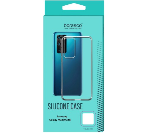 Чехол (клип-кейс) BoraSCO для Samsung Galaxy M32 прозрачный (40349) Чехол (клип-кейс) BoraSCO для Samsung Galaxy M32 прозрачный (40349)