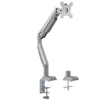 Кронштейн для мониторов Ultramounts UM708 серебристый 17"-32" макс.9кг крепление к столешнице поворот и наклон