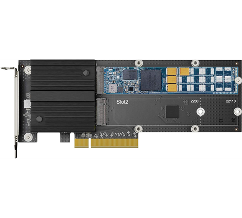 Адаптер Synology M.2 SSD-NVME adapter,PCIe 3.0x8, M.2 22110/2080 (M2D20) Адаптер Synology M.2 SSD-NVME adapter,PCIe 3.0x8, M.2 22110/2080 (M2D20)