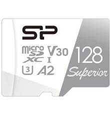 Флеш карта microSDXC 128Gb Class10 Silicon Power SP128GBSTXDA2V20SP Superior + adapter