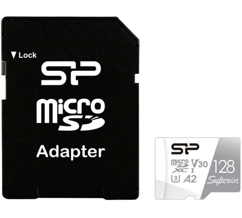 Флеш карта microSDXC 128Gb Class10 Silicon Power SP128GBSTXDA2V20SP Superior + adapter Флеш карта microSDXC 128Gb Class10 Silicon Power SP128GBSTXDA2V20SP Superior + adapter