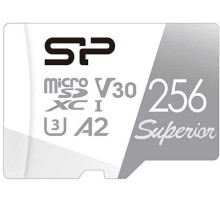 Флеш карта microSDXC 256Gb Class10 Silicon Power SP256GBSTXDA2V20SP Superior + adapter