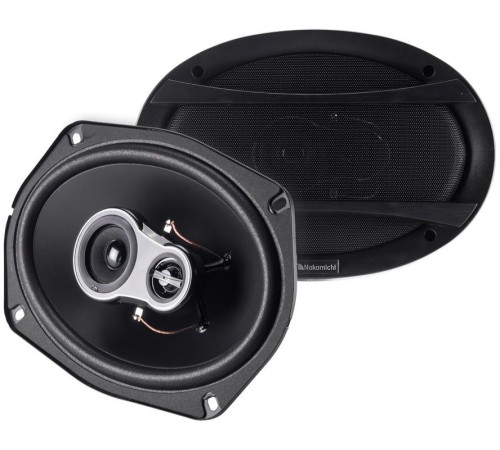 Колонки автомобильные Nakamichi NSE-6918R 260Вт 4Ом 15x23см (6x9дюйм) (ком.:2кол.) коаксиальные трехполосные Колонки автомобильные Nakamichi NSE-6918R 260Вт 4Ом 15x23см (6x9дюйм) (ком.:2кол.) коаксиальные трехполосные