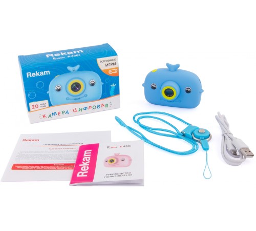 Фотоаппарат Rekam iLook K430i голубой 12Mpix 1.8" SD/MMC CMOS/Li-Ion Фотоаппарат Rekam iLook K430i голубой 12Mpix 1.8" SD/MMC CMOS/Li-Ion