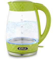 Чайник электрический Kitfort KT-6123-2 2л. 2200Вт салатовый