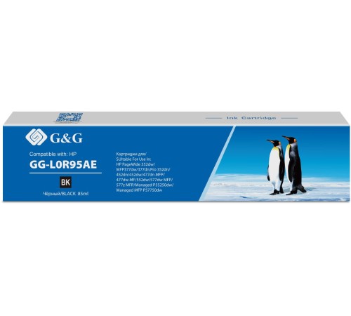 Картридж струйный G&G GG-L0R95AE 913A GG-L0R95AE черный (85мл) для HP PW 352dw/377dw/Pro 477dw/452dw
