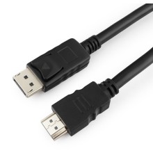 Кабель DisplayPort-HDMI Gembird/Cablexpert  1,8м, 20M/19M, черный, экран, пакет (CC-DP-HDMI-6)