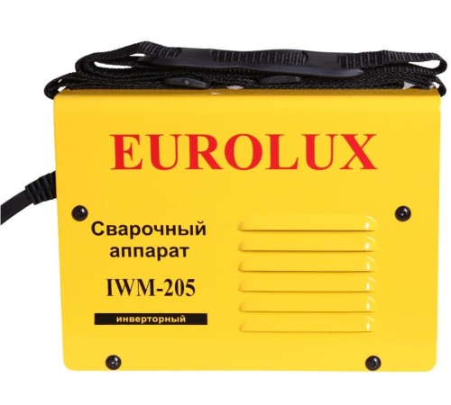Сварочный аппарат Eurolux IWM205 инвертор ММА DC 6.9кВт Сварочный аппарат Eurolux IWM205 инвертор ММА DC 6.9кВт