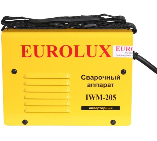 Сварочный аппарат Eurolux IWM205 инвертор ММА DC 6.9кВт Сварочный аппарат Eurolux IWM205 инвертор ММА DC 6.9кВт