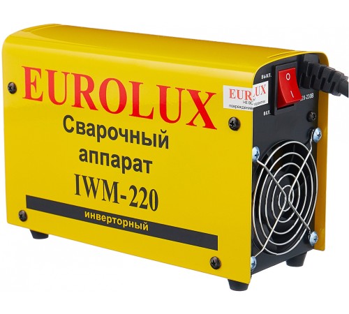 Сварочный аппарат Eurolux IWM220 инвертор ММА DC 7.2кВт Сварочный аппарат Eurolux IWM220 инвертор ММА DC 7.2кВт