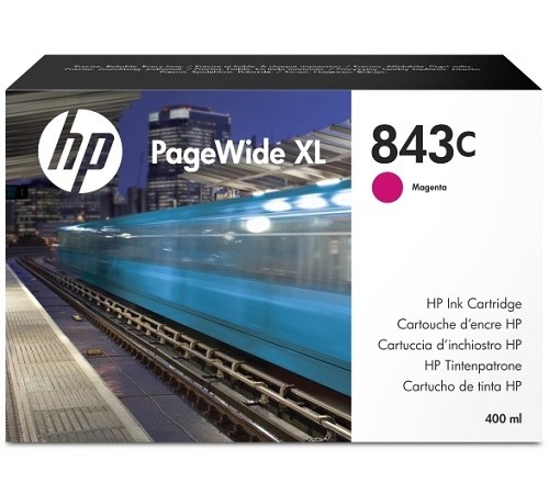 Картридж Cartridge HP 843C для PageWide XL 5000/4x000, пурпурный, 400 мл (C1Q67A)