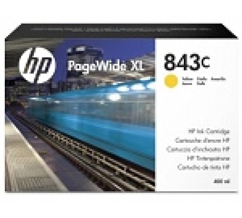 Картридж Cartridge HP 843C для PageWide XL 5000/4x000, желтый, 400 мл (C1Q68A)