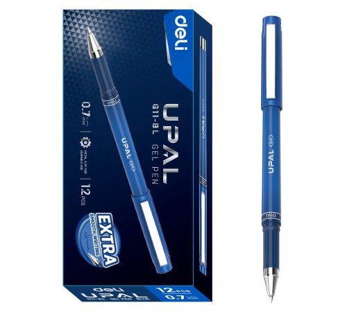 Ручка гелев. Deli EG11-BL d=0.7мм (1шт)