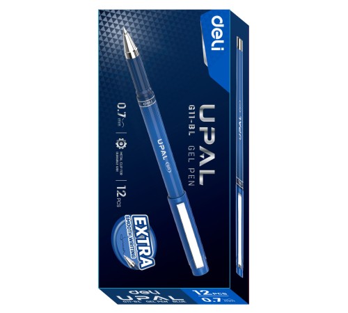 Ручка гелев. Deli EG11-BL d=0.7мм (1шт)