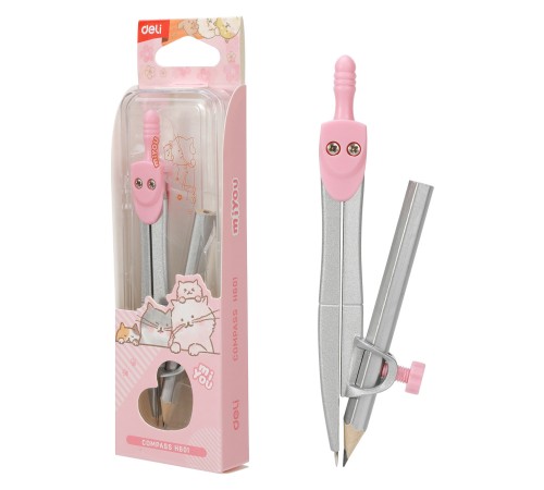 Циркуль Deli EH601 в компл.:карандаш Циркуль Deli EH601 в компл.:карандаш
