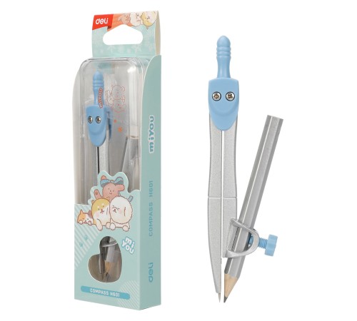 Циркуль Deli EH601 в компл.:карандаш Циркуль Deli EH601 в компл.:карандаш