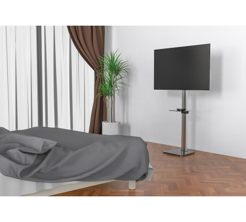 Стойка для телевизора Cactus CS-ST97-D черный 32"-70" макс.68кг напольный Стойка для телевизора Cactus CS-ST97-D черный 32"-70" макс.68кг напольный