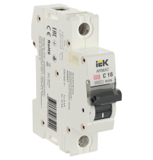 Выключатель автоматический IEK Armat AR-M06N-1-C016 M06N 16A тип C 6kA 1П 230/400В 1мод