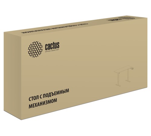 Стол Cactus CS-ED-BBK столешница МДФ черный каркас черный Стол Cactus CS-ED-BBK столешница МДФ черный каркас черный