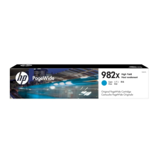 Cartridge HP 982X для PageWide Enterprise 780/785/765, голубой (16 000 стр.) (T0B27A)