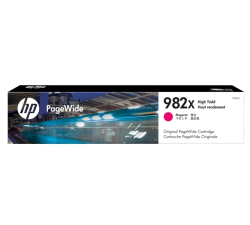 Cartridge HP 982X для PageWide Enterprise 780/785/765, пурпурный (16 000 стр.) (T0B28A)