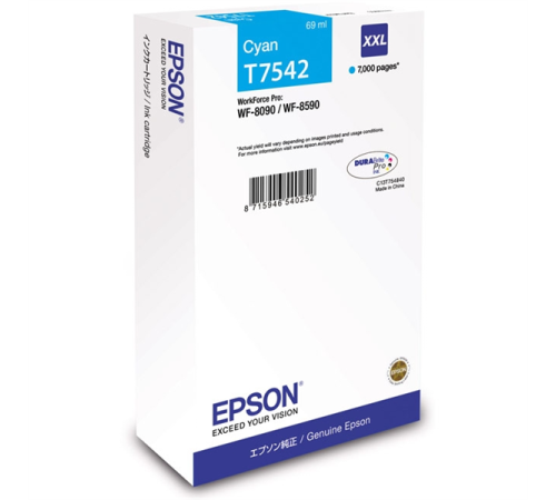 Картридж Epson I/C (c) WF-8090/8590 XXL (C13T754240)