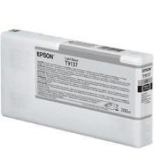 Картридж Epson T9137 Light Black Ink Cartridge (200ml) (C13T913700)
