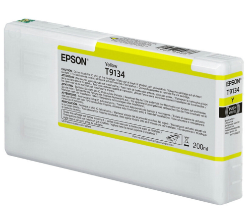 Картридж Epson T9134 Yellow Ink Cartridge (200ml) (C13T913400)
