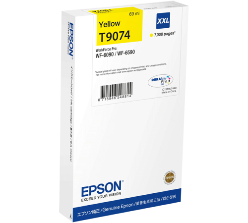 Картридж Epson I/C (y) WF-6xxx XXL (C13T907440)