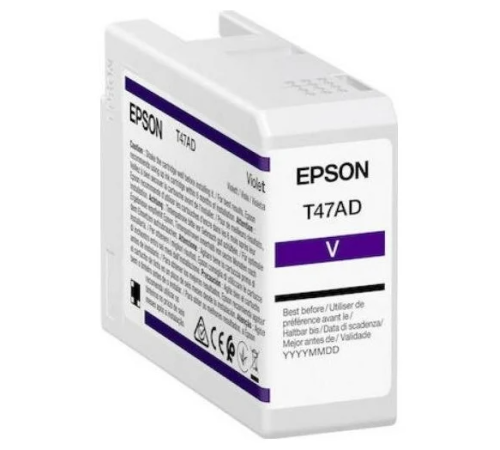 Картридж Epson SinglepackVioletT47ADUltraChromePro10inkink50ml (C13T47AD00)