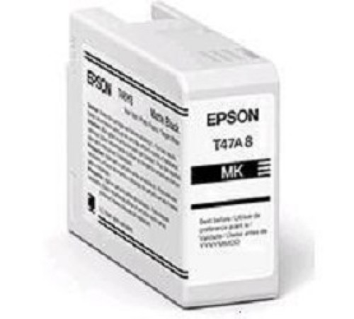 Картридж Epson SinglepackMatteBlackT47A8UltraChromePro10ink50ml (C13T47A800)