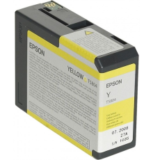 Картридж Epson Stylus Pro 3800 Ink Cartridge (80ml)  Yellow (C13T580400)