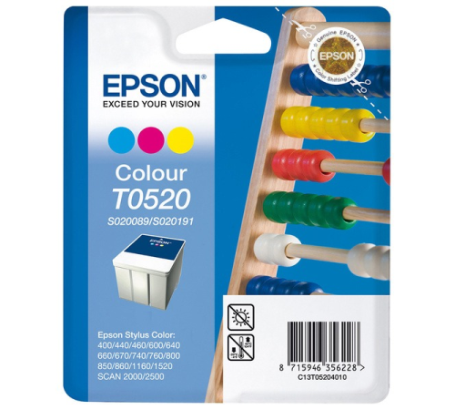 Картридж Epson I/C color St.Color 400/600/Ph/Ph700/PhEX/440/640 (C13T05204010)