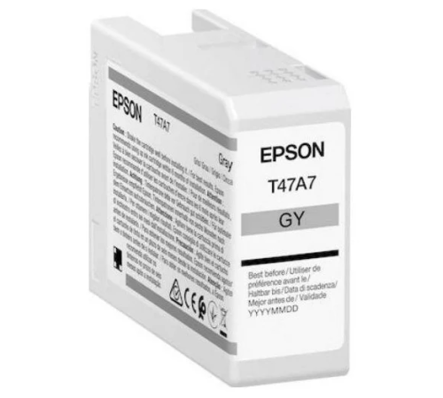 Картридж Epson SinglepackGrayT47A7UltraChromePro10ink50ml (C13T47A700)