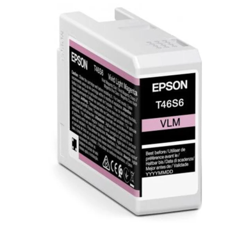 Картридж Epson SinglepackVividLightMagentaT46S6UltraChromeink25ml (C13T46S600)