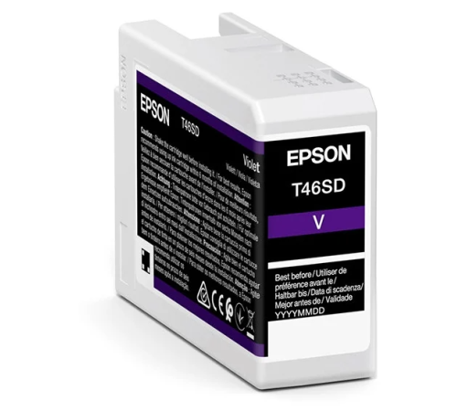 Картридж Epson SinglepackVioletT46SDUltraChromePro10ink25ml (C13T46SD00)