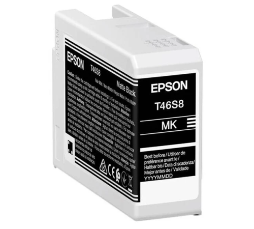Картридж Epson SinglepackMatteBlackT46S8UltraChromePro10ink25ml (C13T46S800)