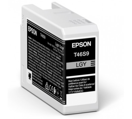 Картридж Epson SinglepackLightGrayT46S9UltraChromePro10ink25ml (C13T46S900)