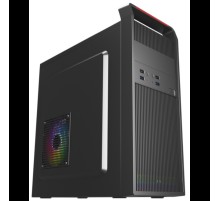 Корпус для ПК ACD Coffre 102N mATX, Black, 80mm rear FAN, w/o PSU