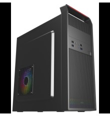 Корпус для ПК ACD Coffre 102N mATX, Black, 80mm rear FAN, w/o PSU