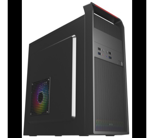 Корпус для ПК ACD Coffre 102N mATX, Black, 80mm rear FAN, w/o PSU