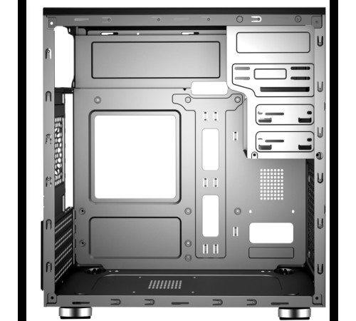 Корпус для ПК ACD Coffre 102N mATX, Black, 80mm rear FAN, w/o PSU