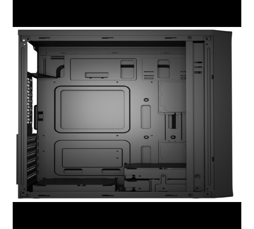 Корпус для ПК ACD Citadel 102N mATX, Black, 80mm rear FAN, w/o PSU