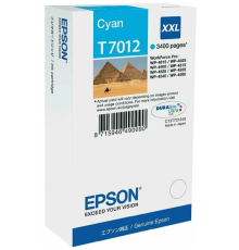 Картридж Epson WP 4000/4500 Series Ink XXL Cartridge Cyan 3.4k (C13T70124010)