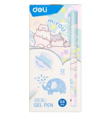 Ручка гелевая Deli MIYOU (EG15-BL) 0.5мм синий синие чернила