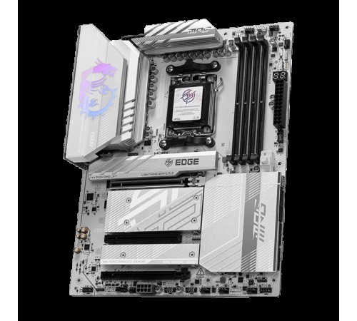 Материнская плата MSI MPG B850 EDGE TI WIFI B850, AM5, 4*DDR5, 3*PCIEx16, 4*M.2, 3*TypeC, 2*USB3.2Gen2, 1*USB3.2Gen1, 4*USB2.0, 4*SATA3.0, 5G, HDMI, ATX, RTL